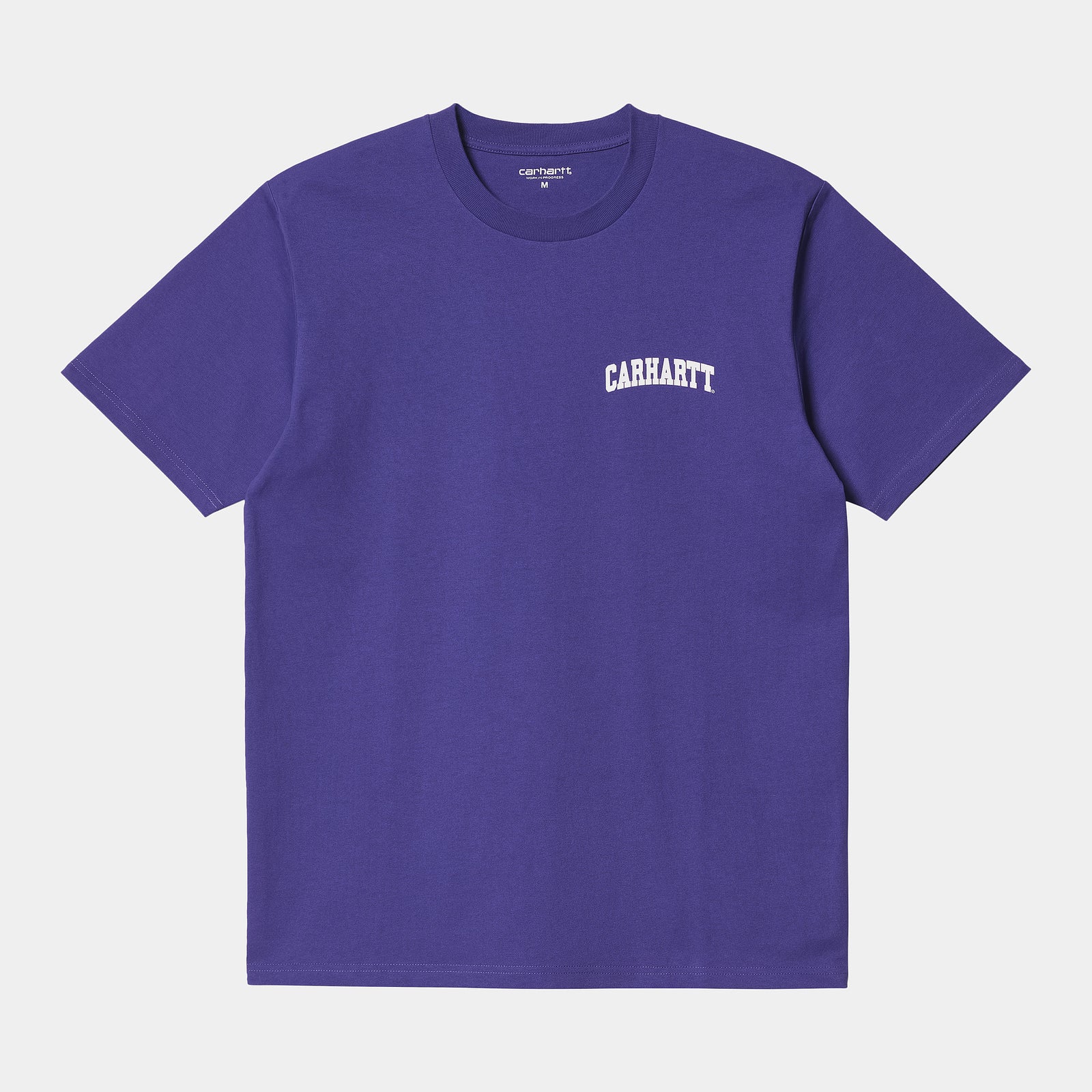 Carhartt WIP University Script T-Shirt - Razzmic / White