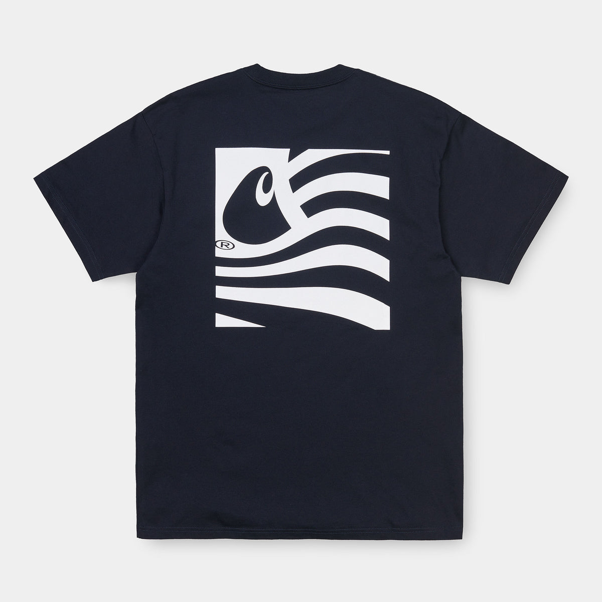 Carhartt WIP Waving State Flag T-Shirt - Dark Navy