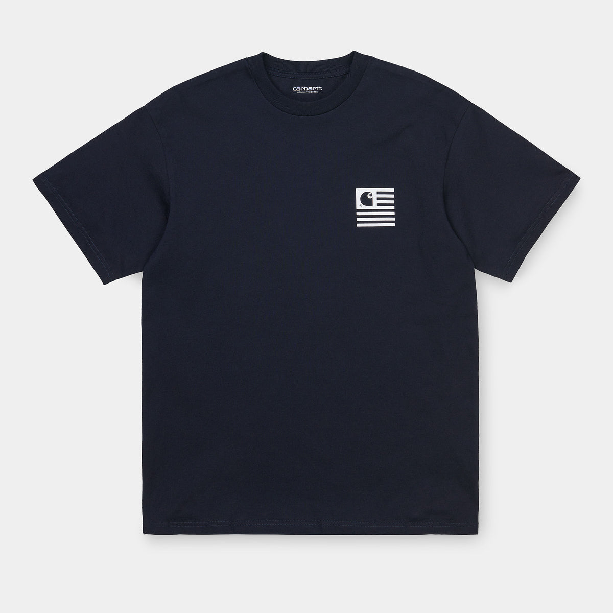 Carhartt WIP Waving State Flag T-Shirt - Dark Navy