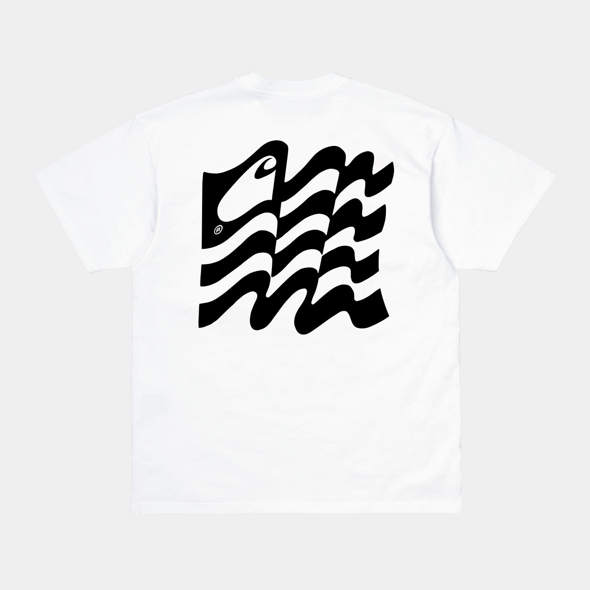 Carhartt WIP Wavy State T-Shirt - White/Black