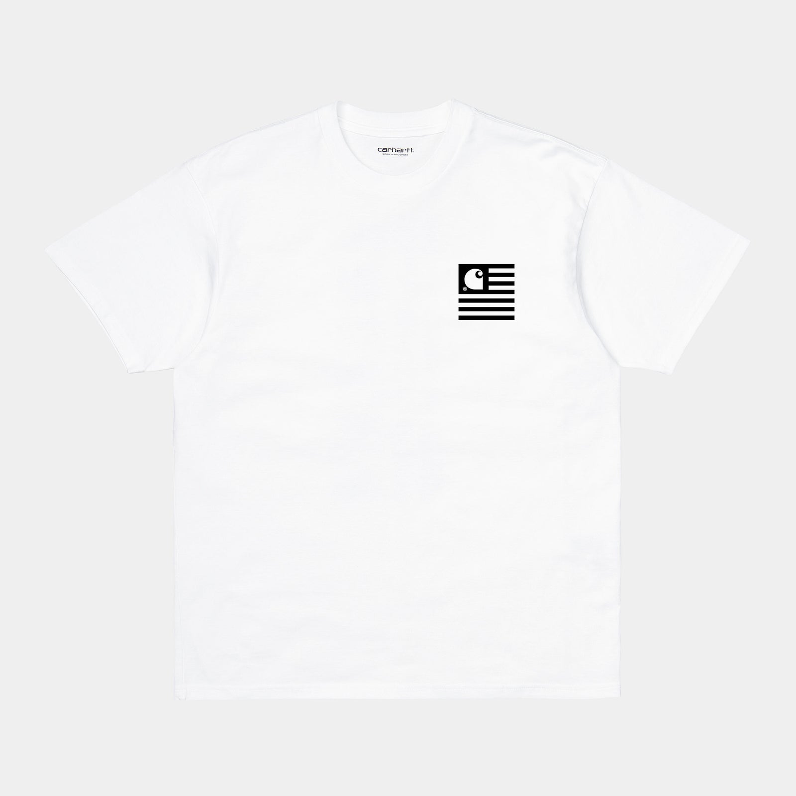 Carhartt WIP Wavy State T-Shirt - White/Black