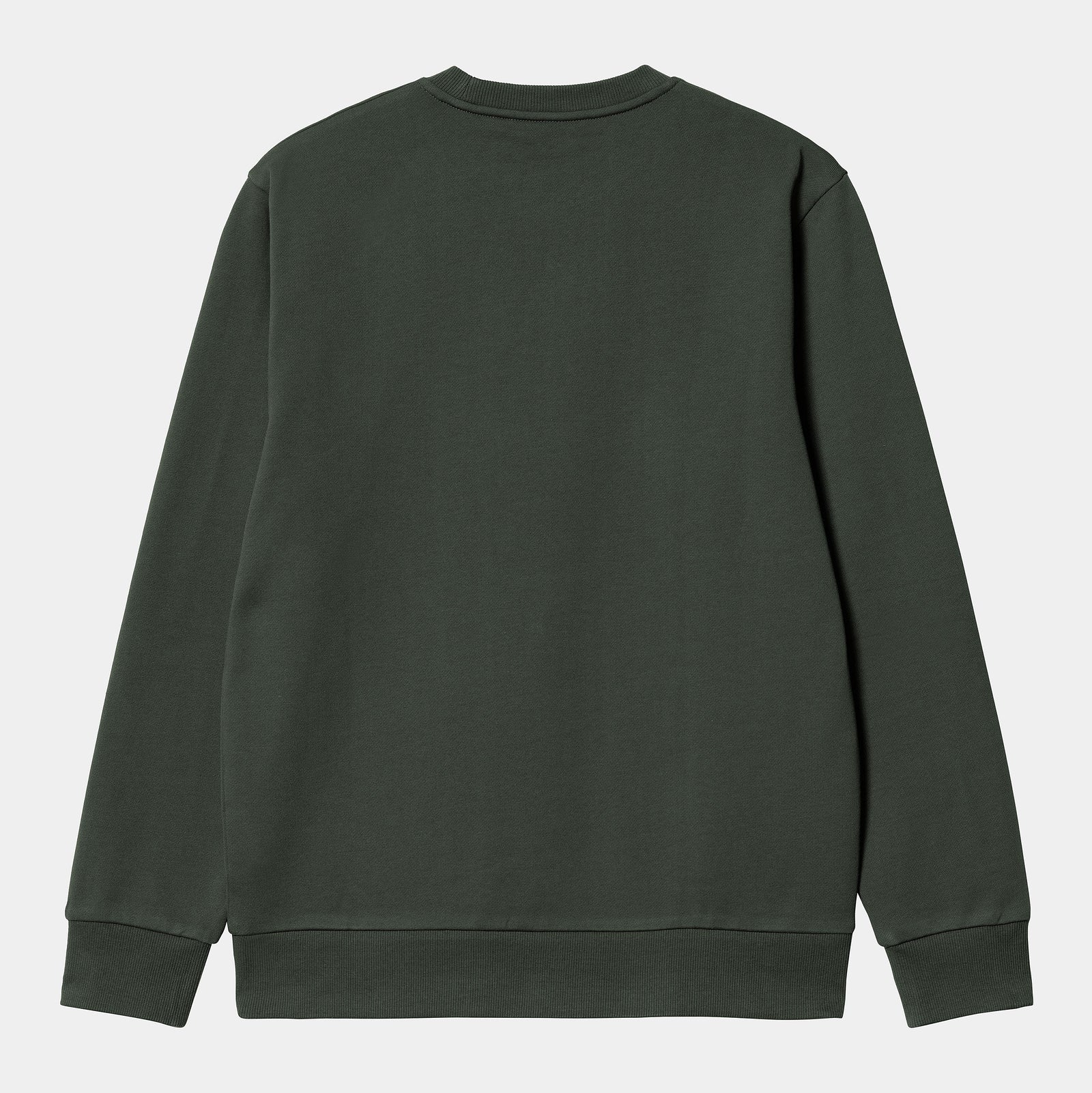 Carhartt WIP Script Embroidery Sweat - Boxwood / White