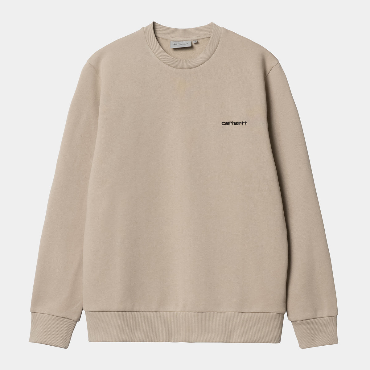 Carhartt WIP Script Embroidery Sweat - Wall / Black