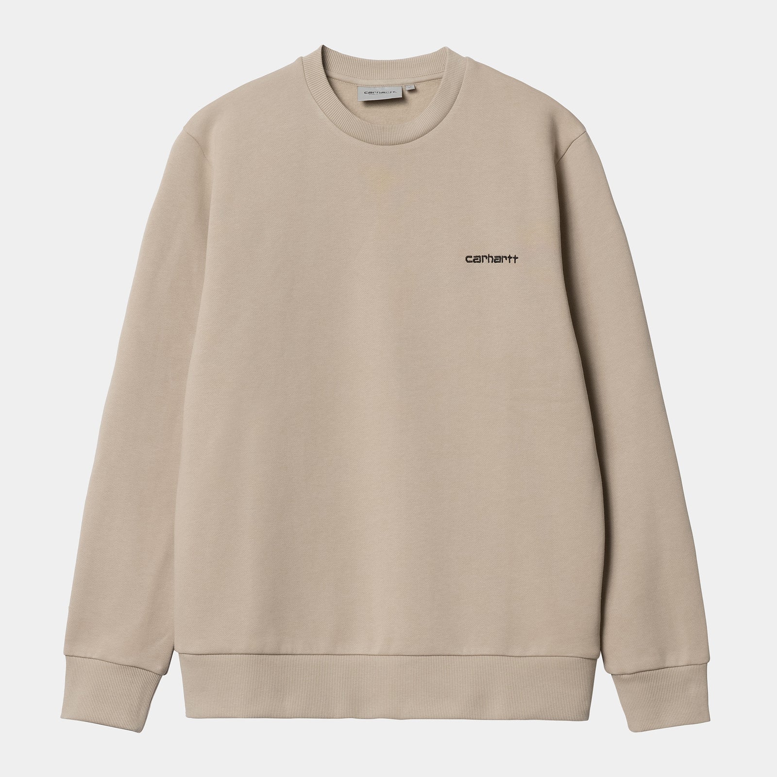 Carhartt WIP Script Embroidery Sweat - Wall / Black