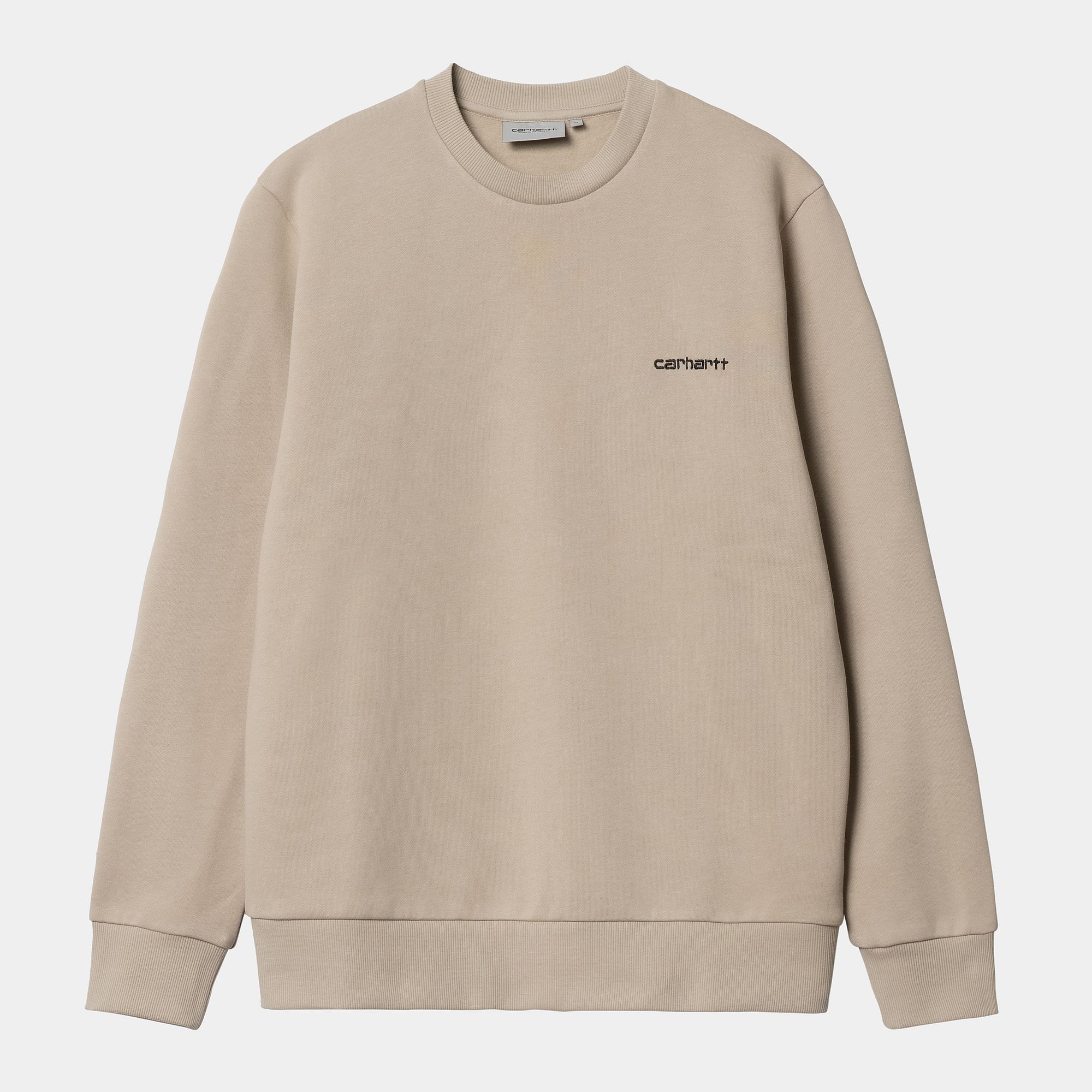 Carhartt WIP Script Embroidery Sweat - Wall / Black