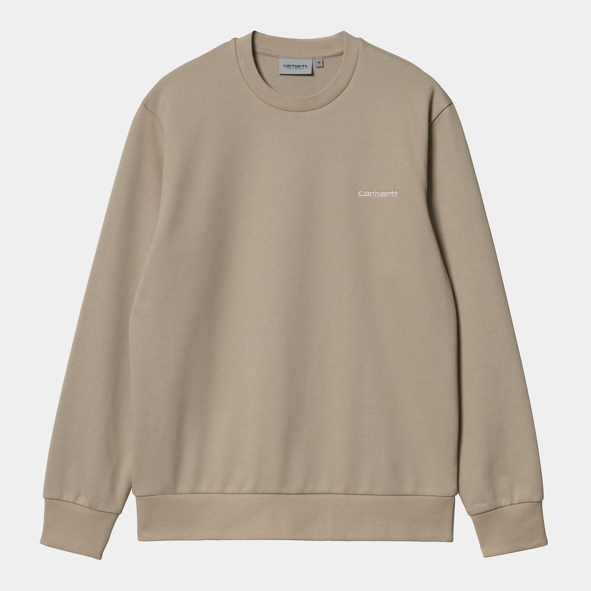 Carhartt WIP Script Embroidery Sweat - Wall / Wax