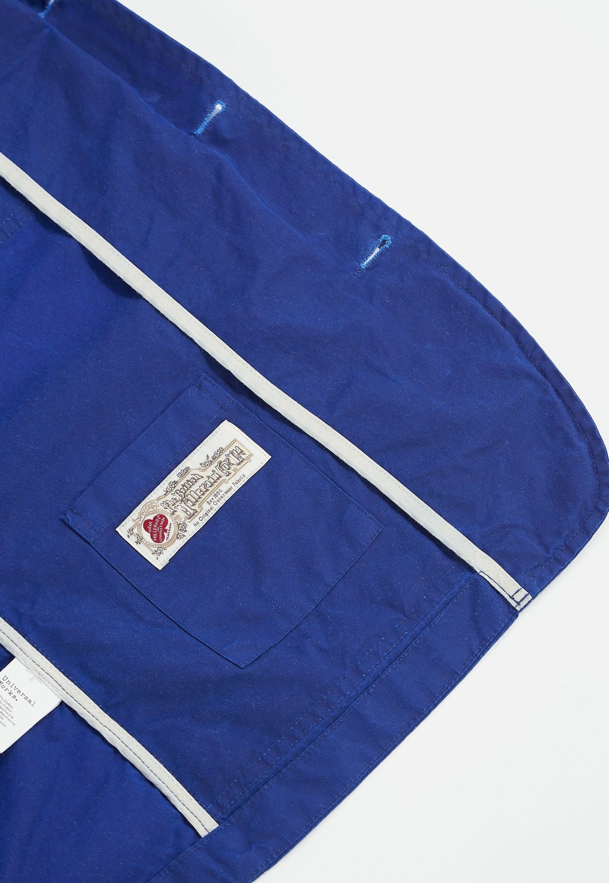 Universal Works Bakers Jacket - Blue Tek Wax