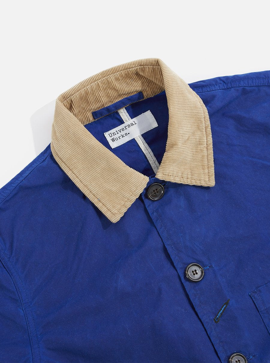 Universal Works Bakers Jacket - Blue Tek Wax