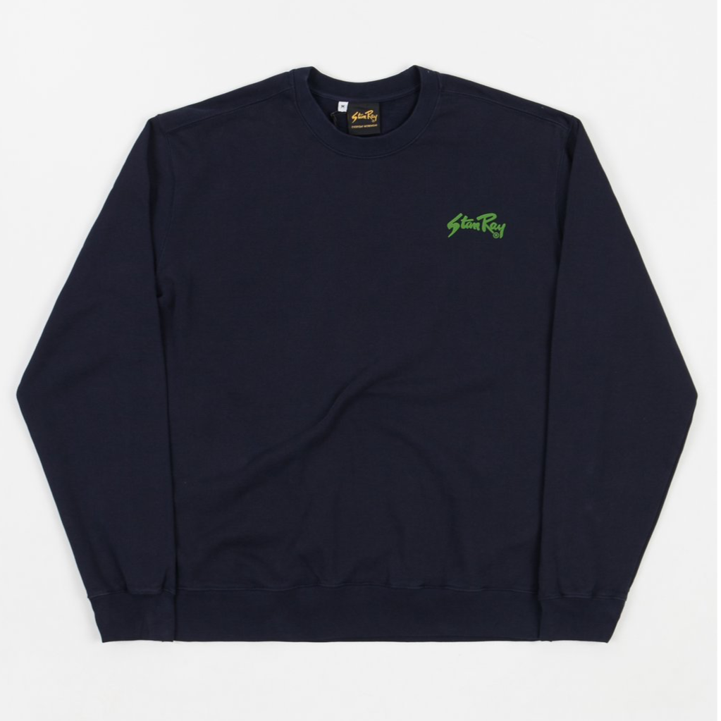 Stan Ray Crew Sweat - Navy / Green