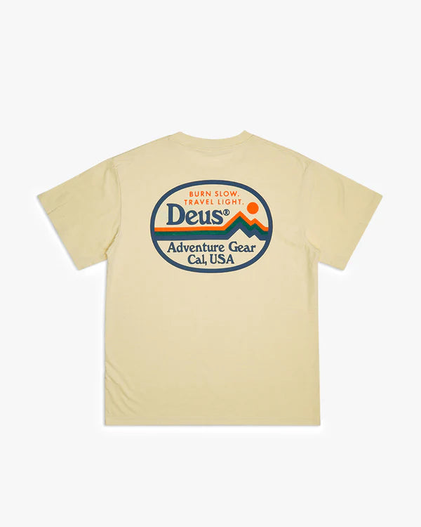 Deus Ex Machina Slow Burn T-Shirt - Bone White