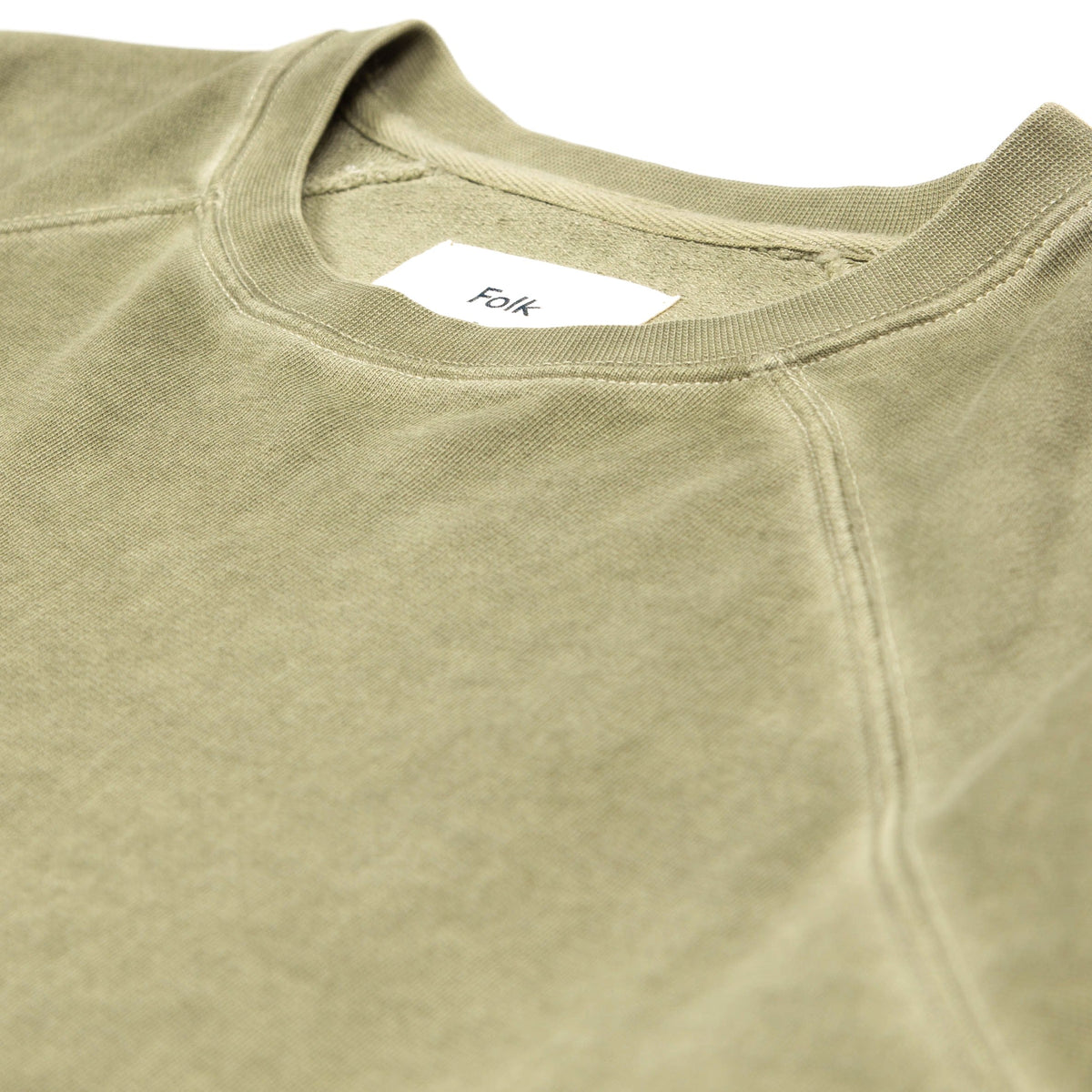 Folk Rivet Sweat - Cold Dye Olive
