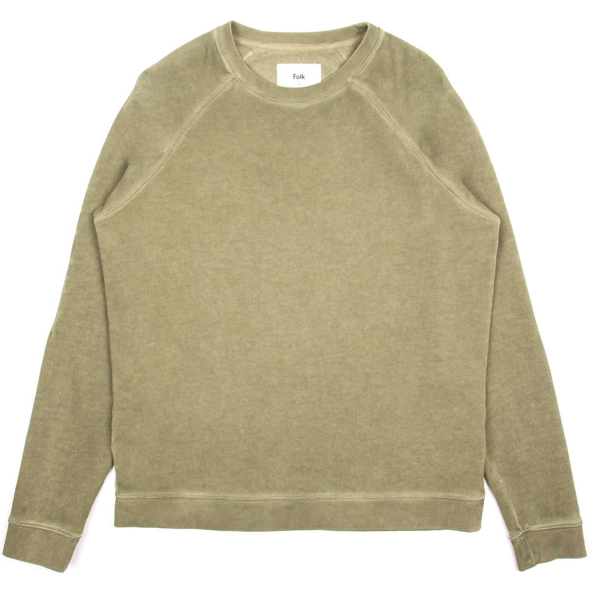 Folk Rivet Sweat - Cold Dye Olive