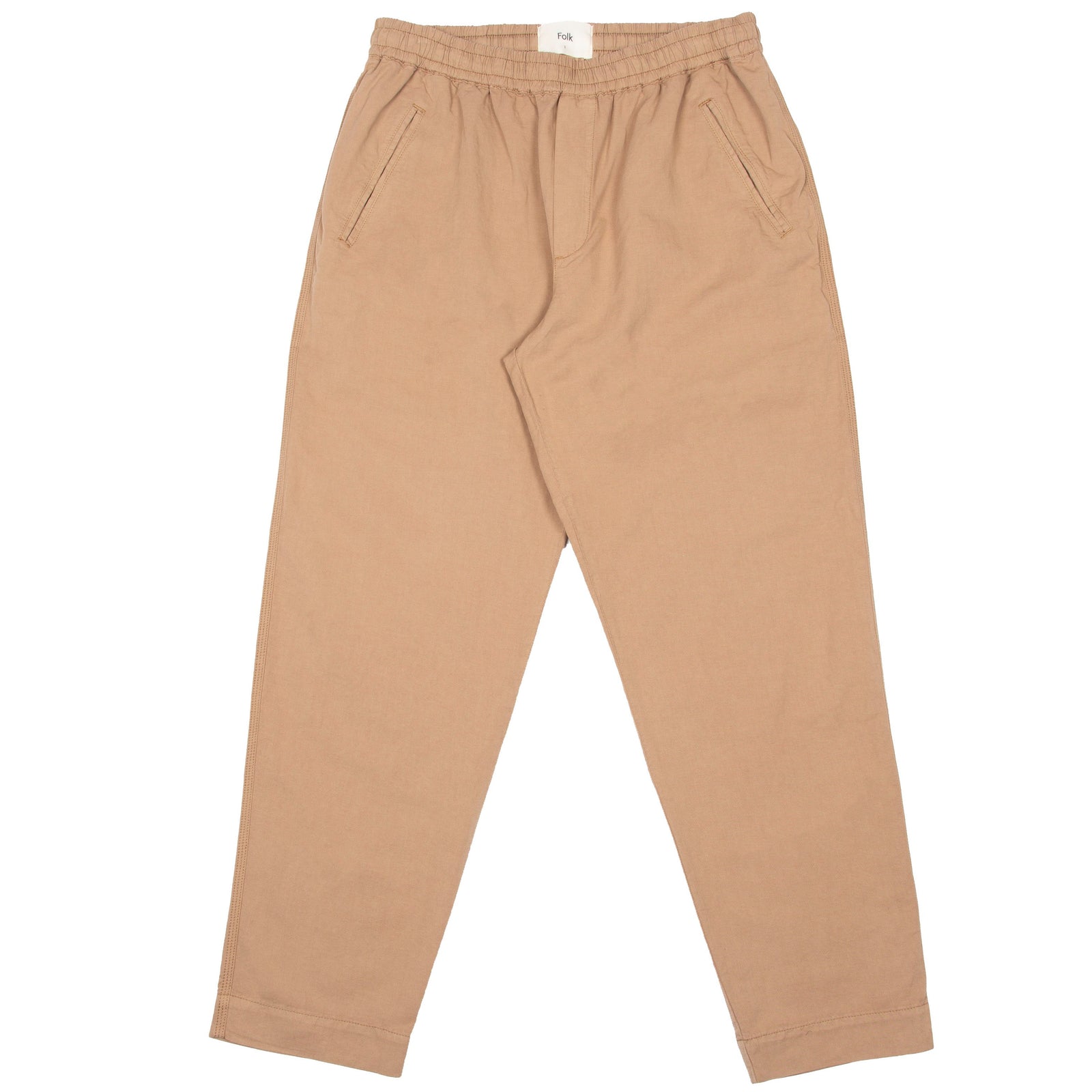 Folk Drawcord Assembly Pant - Dark Clay