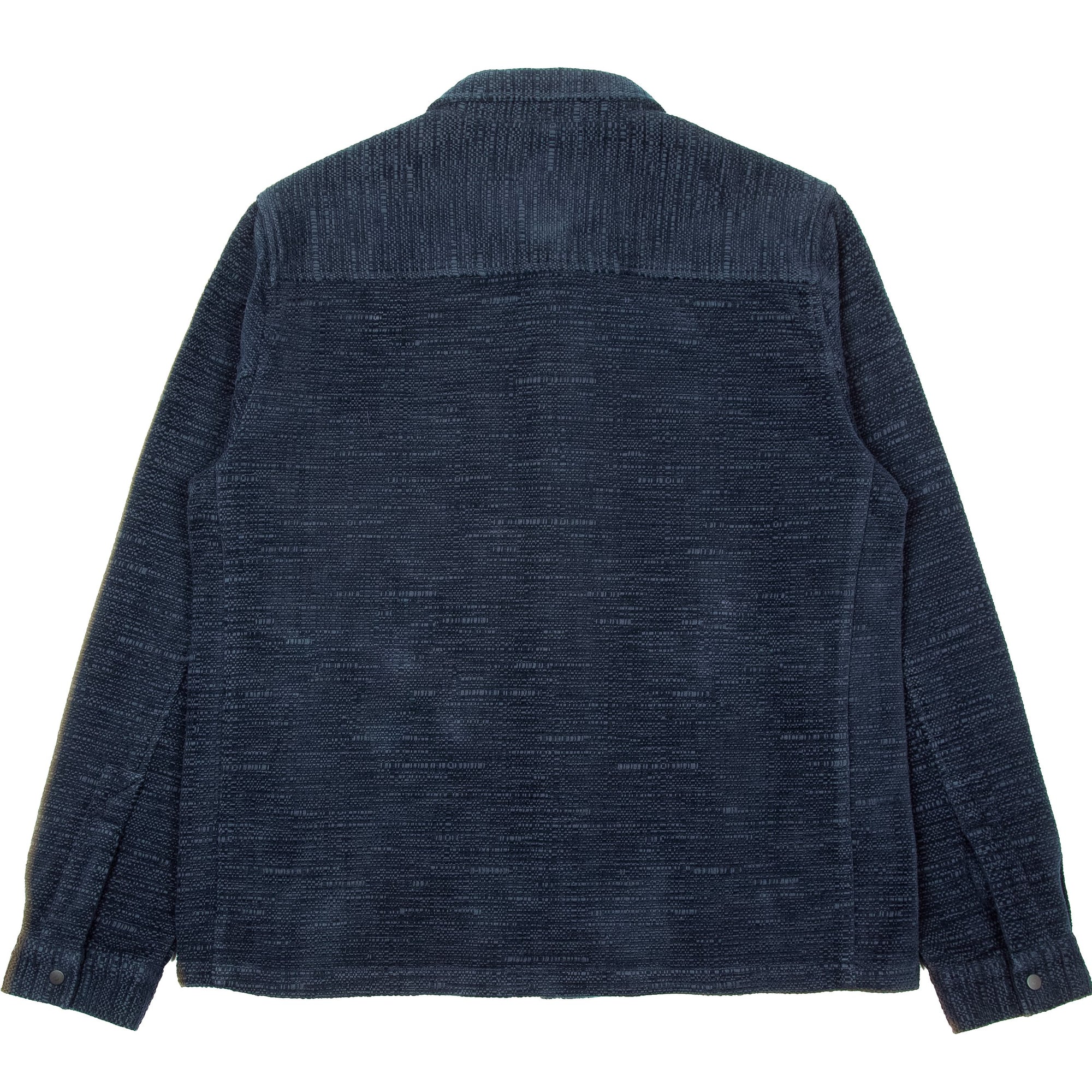 Folk Orb Jacket - Navy Irregular Weave