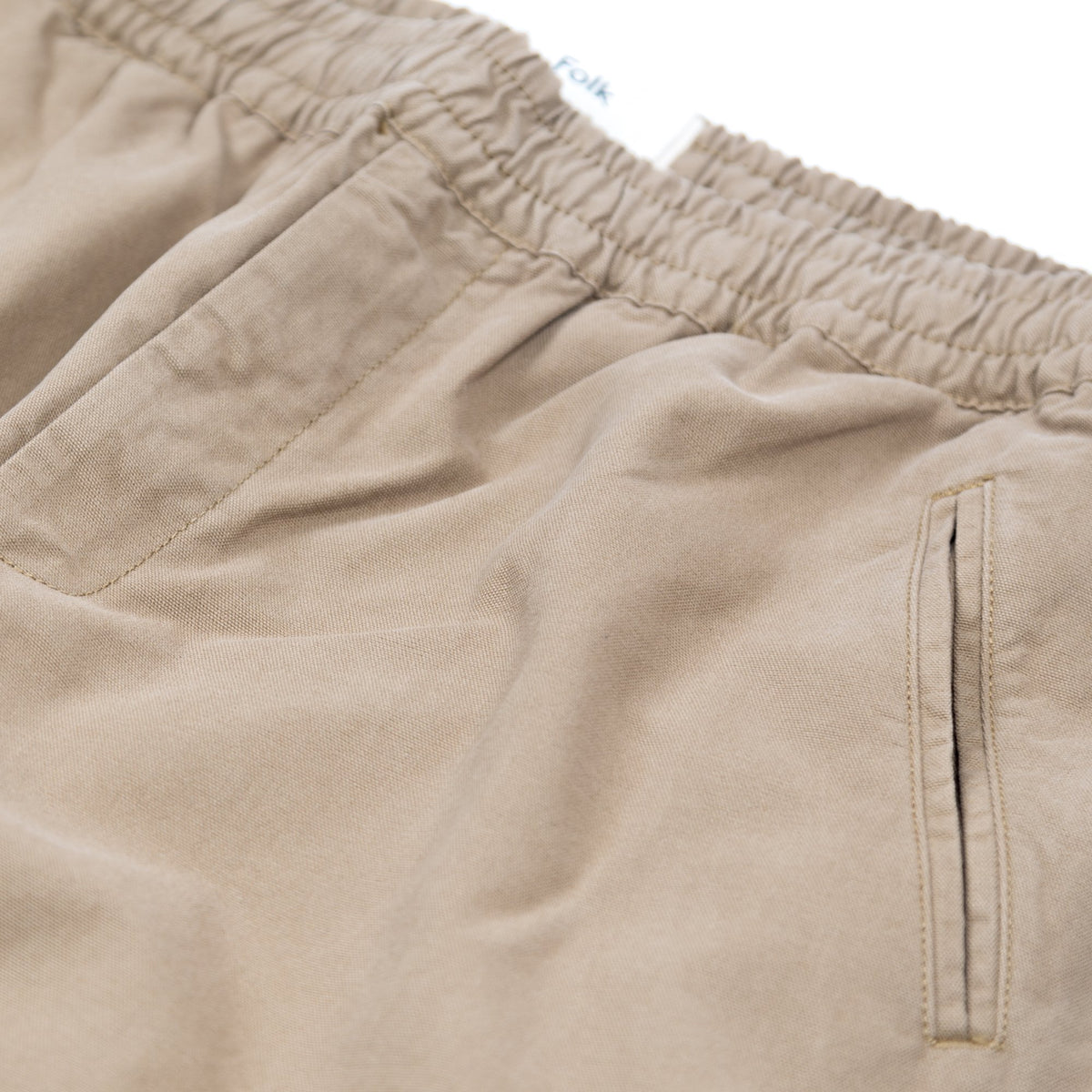 Folk Drawcord Assembly Pant - Tan