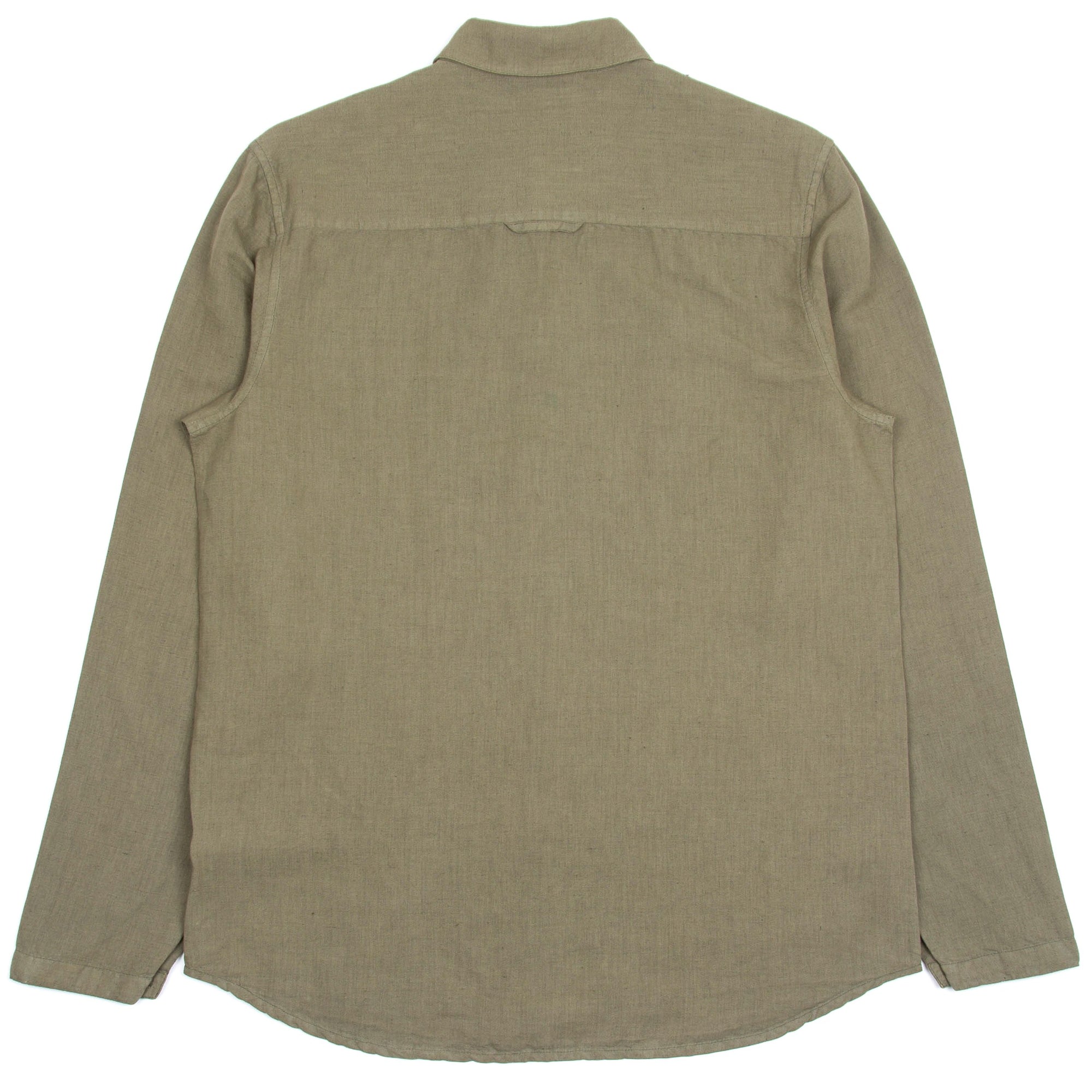 Folk Stitch Pocket Shirt - Washed Olive