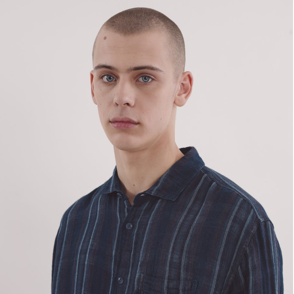 Ymc Curtis Shrt Navy Stripe