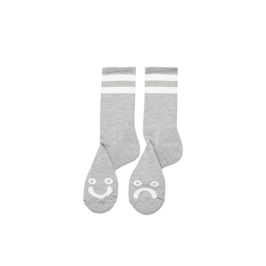 Polar Skate Co Happy Sad Socks - Heather