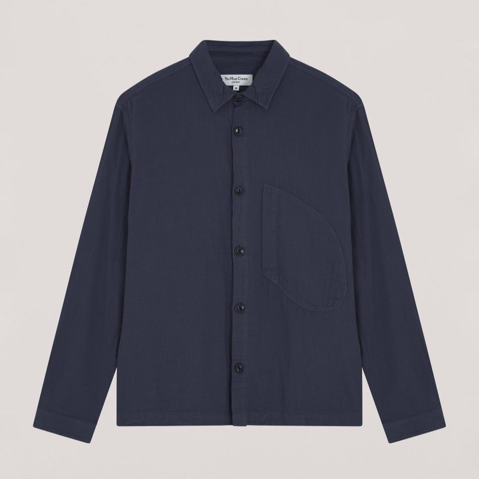 Ymc D Pocket Shirt Navy