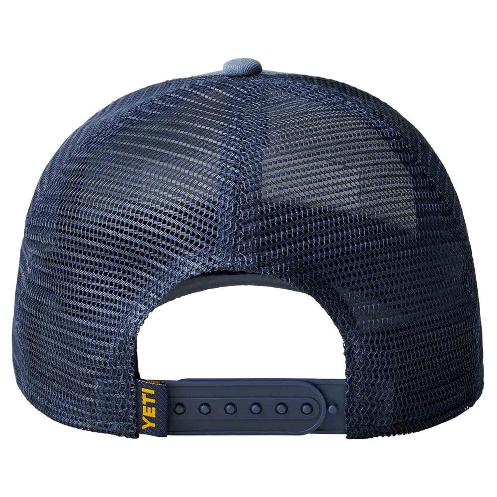 Yeti Logo Badge Trucker : Navy / Yellow